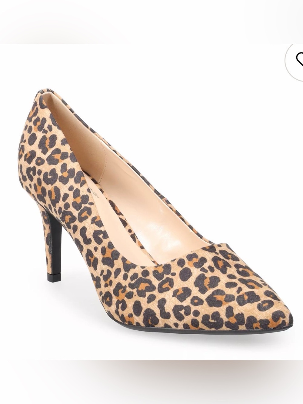 Apt. 9 Leopard-Print Pointed Toe Pumps in Tan and Black